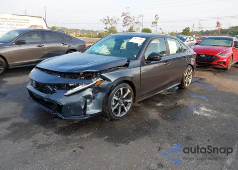 2025 Honda Civic Hybrid Sport/Sport Touring z USA, uszkodzony, nr VIN 2HGFE4F85SH341104